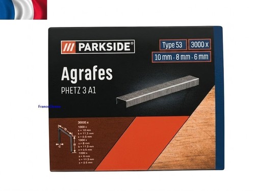 Parkside set agrafes - set, d'agrafes