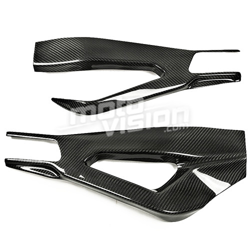 Cache bras oscillant carbone