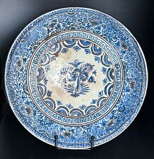 RARE ANTIQUE PERSAN SAFAVID ZAND ART ISLAMIQUE CERAMIQUE ILLUSTREE ET EMAILLEE