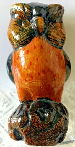 Chouette hibou terre cuite - en,