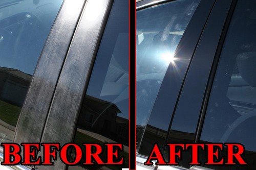 Black pillar posts - black, bmw