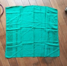 Foulard carré scarf vert ted lapidus