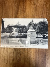 Postcard cpa pau statue - postcard,