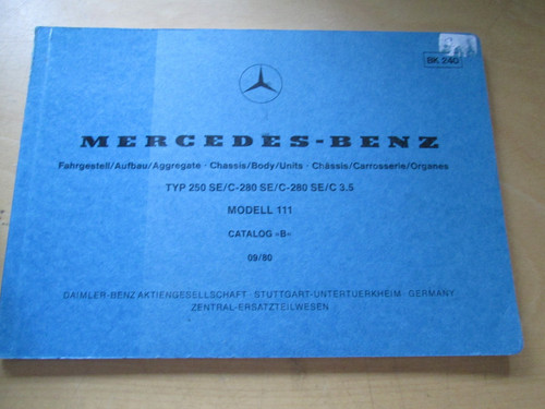 Mercedes 111 250 280 - mercedes, 111-250