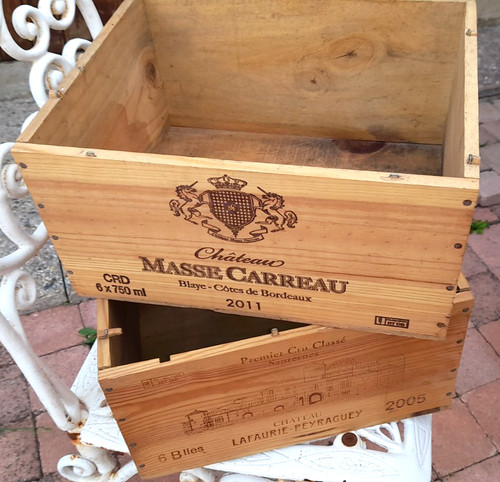 Caisses vin vides - caisses,