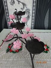 "PARTYLITE   CENTRE  DE  TABLE   FLEURES   DE   CERISIER "  PARTYLITE " NEUF