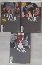 Comics Marvel Civil War Extra version kiosque n°1 à 3