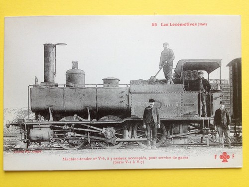 Cpa locomotive cie est - cpa,