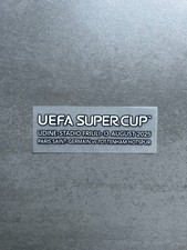 Patch Match details Finale Supercup PSG Tottenham Supercoupe d'Europe