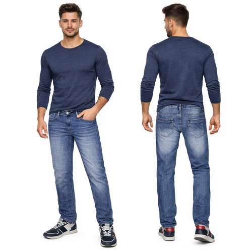 Jeans homme denim poches - 5,
