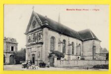 cpa 55 - BENOITE VAUX Meuse Etal MARCHANDES devant L'EGLISE Marché Market