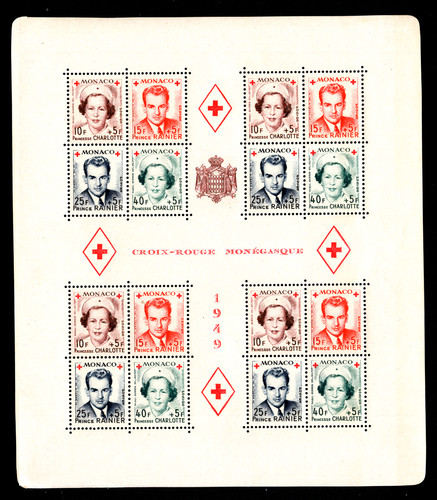 Monaco bloc croix rouge - monaco,