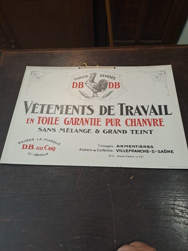 Belle affiche publicitaire - belle,