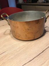 Faitout en cuivre étamé