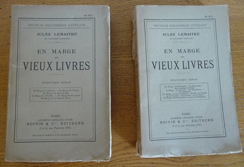 Marge des vieux livres par - des,
