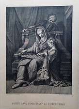 Sainte Anne instruisant la