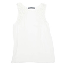 ZARA Veste Femme Blanche Sans