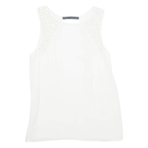 Zara veste femme blanche - veste,