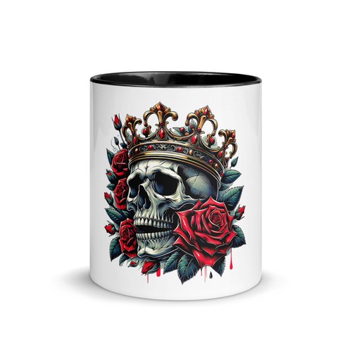 Tasse mit farbiger innenseite - farbiger,