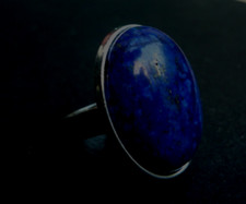 Bague Lapis lazuli en pierre