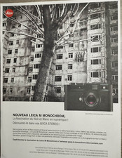 LEICA vintage Camera  Print Ad !! " MONOCHROM "