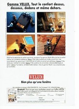 Publicité Advertising 057  1994  la fenetre de toit Velux