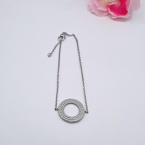 Bracelet argent motif cercle