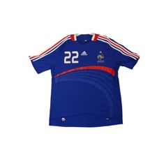 Maillot de football vintage domicile Equipe de France N°22 RIBERY 2008-2009