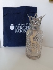 ? Lampe Berger Paris – Flacon en verre avec couronne argentée – bon état