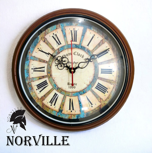 Ancienne horloge murale ronde - ancienne,