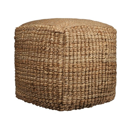 Natural jute blend cube - 18",