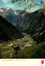 Trient vu du col de la Forclaz