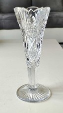 Vase Soliflore Tulipe. Cristal