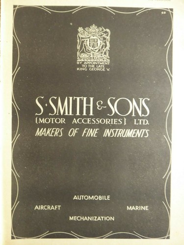 1942 pub smiths aircraft - smiths,