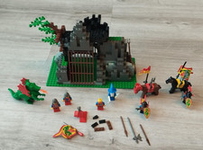 VINTAGE lego system 6076 repaire du dragon Dark Dragon 1993 chevalier
