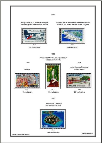 Album timbre mayotte - timbre,