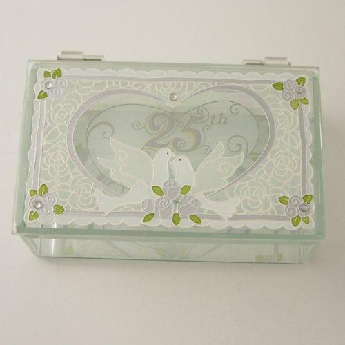 Boîte bijoux verre - boîte, à
