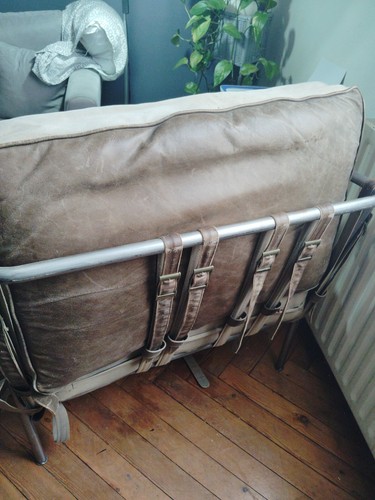 Fauteuil cuir vintage - fauteuil, en