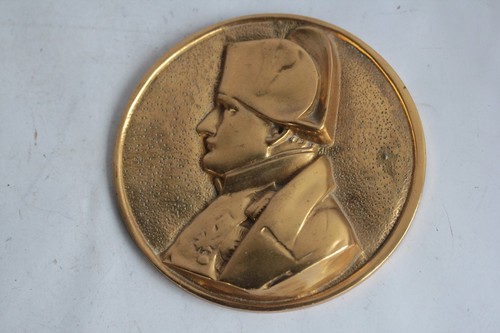 Médaillon bronze napoléon - médaillon,