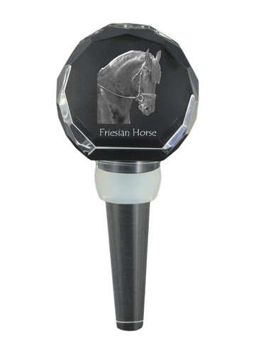 Cheval frison bouchon vin - bouchon, de