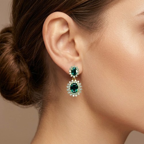 Luxueuses boucles oreilles - luxueuses, d'oreilles