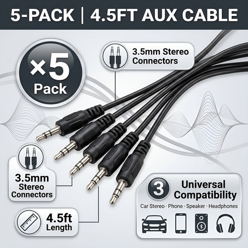 Pack 5mm male - pack, to