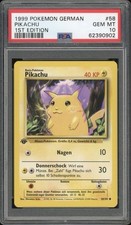 1999 Pokemon GERMAN 1st
