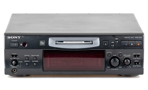 Sony mds s39 - sony, enregistreur