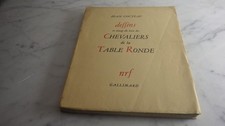 1941.dessins en marge du texte des chevaliers de la Table ronde.Jean Cocteau