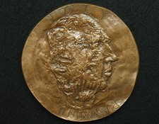 MEDAILLE ART BRONZE 78mm de SIV. HOLME à RAYMOND JOLY SCULPTEUR MÉDAILLEUR