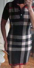 Robe BURBERRY 36/38 tartan gros motif ,confortable