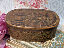 ANCIENNE BOITE COFFRET de DENTELLIÈRE XIXe, boite à fuseaux dentelles....