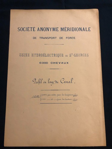 Plan usine hydroélectrique - usine,
