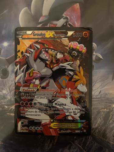 Carte pokémon groudon de - pokémon,